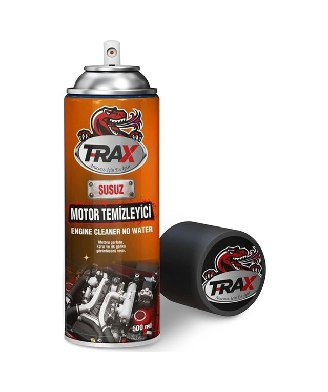 Trax Susuz Motor Temizleme Spreyi Motor Temizleyici Motor Parlatıcı Sprey Aerosol Sprey 50