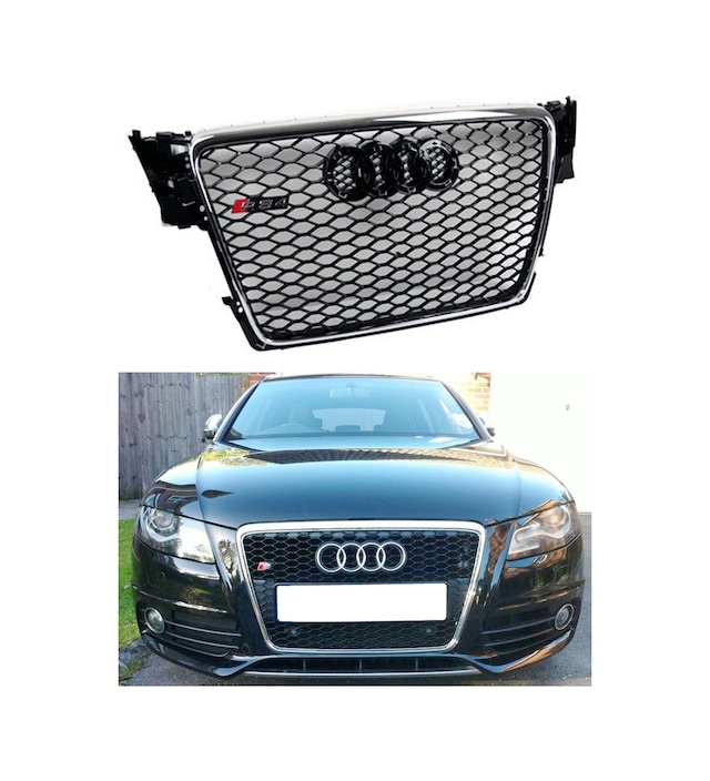 Audi A4 Ön Panjur Izgara Rs4 Model 2008-2011 B8