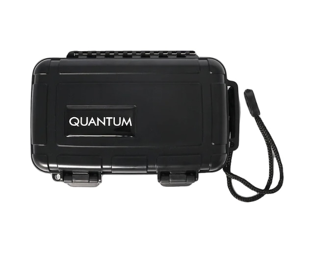 Quantum Seyahat Tipi 4 İçi Sedir Siyah Humidor Puro Kutusu