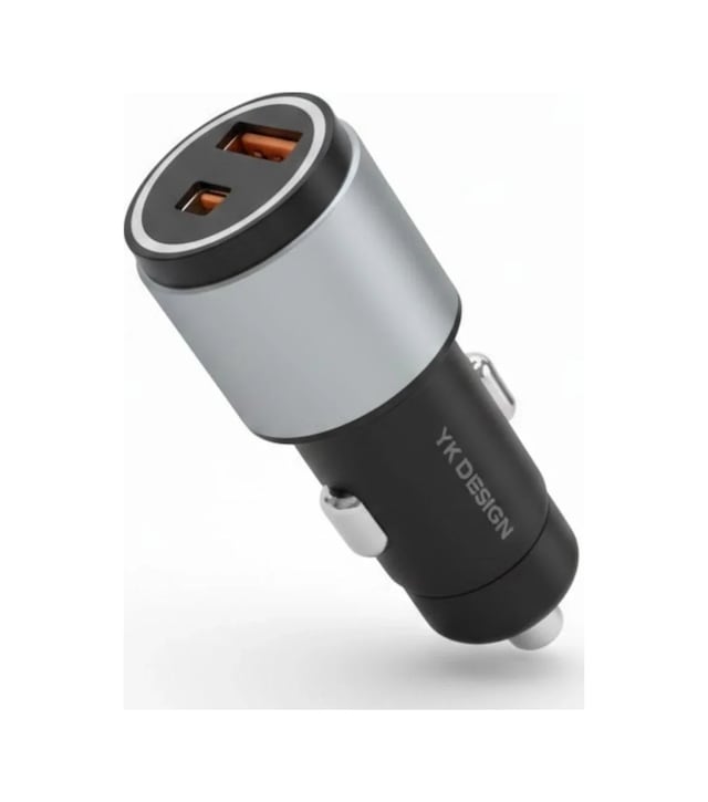 Ers Araç İçi Çakmaklığa Takılantype-c Ve Usb Girişli 2 Portlu Hızlı Şarj Adaptörü