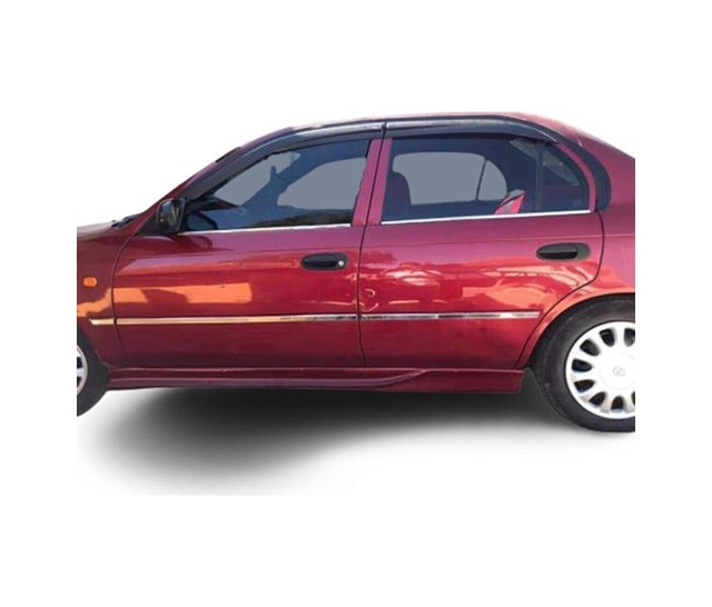 Toyota Corolla Uyumlu 1992-1998 Krom Cam Çıtası 4 Parça Paslanmaz Çelik