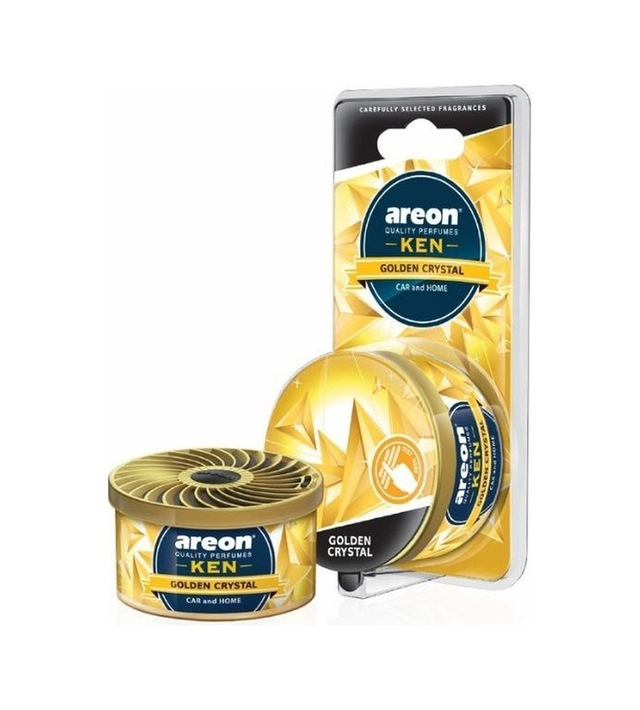 Areon Ken Blıster Golden Crystal Bardaklık Oto Araç Kokusu