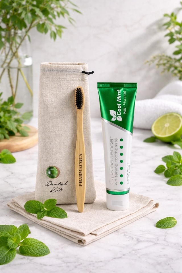 Dental Kit - Opalescence Cool Mint Beyazlatıcı Diş Macunu 133 Gr + Bambu Diş Fırçası