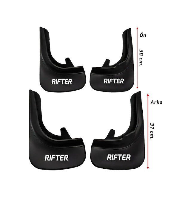 Peugeot Rifter Paçalık Tozluk Çamurluk Ön Arka 4'lü Set