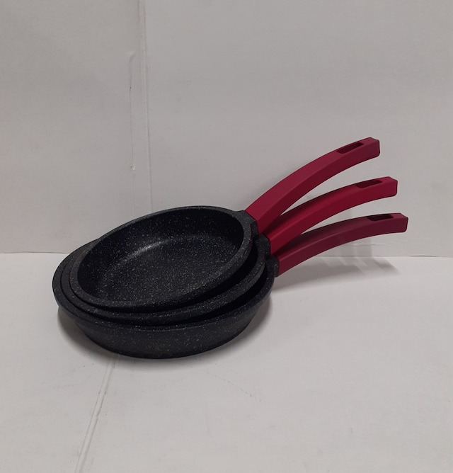 Gülsan Döküm Granit Tava Seti 18. 20. 22 Cm