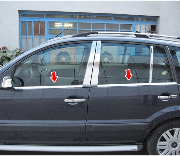 Ford Fusion Krom Cam Çıtası 2002 Üzeri 4 Prç