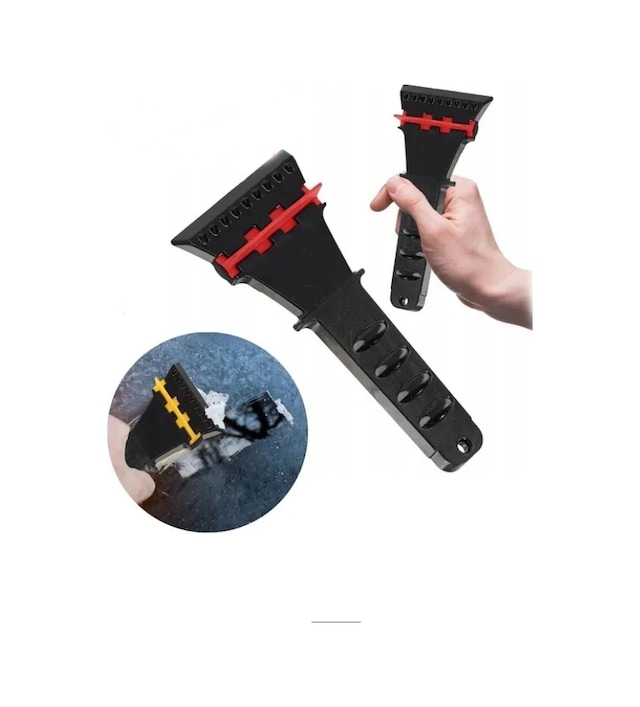 Buz Kırıcı Buz Kazıyıcı Silikonlu Çek Çek Siyah