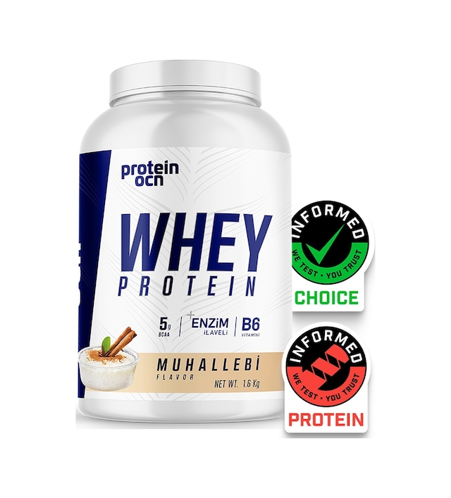 Whey Protein Muhallebi - 1.6kg - 64 Servis