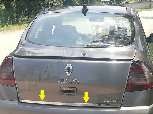 Db Chrome Renault Megane 2 Sedan Krom Bagaj Alt Çıta 2004-2010 P. N11.2145
