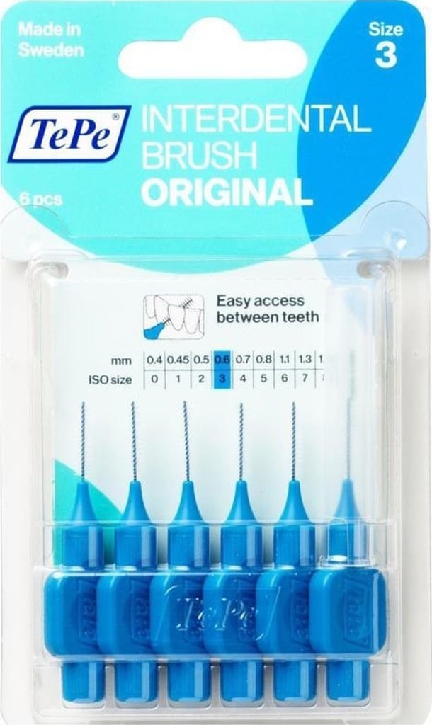 Tepe Interdental Arayüz Fırçası 6'lı 0.6 MM