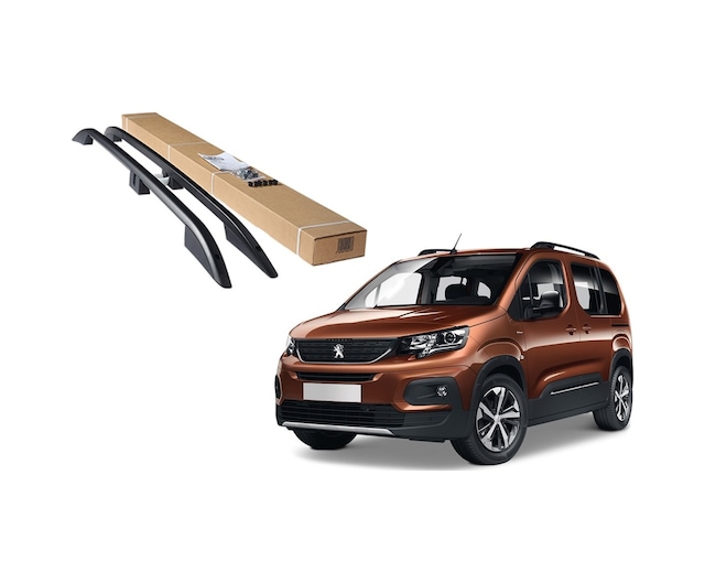Toyota Proace City Tavan Çıtası Port Bagaj Taşıyıcı Siyah Kısa 2019+