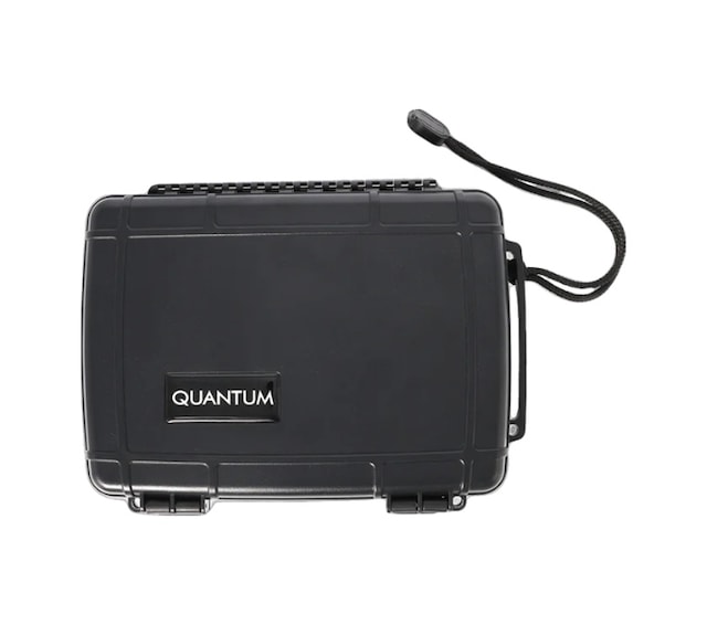 Quantum Seyahat Tipi 6 İçi Sedir Siyah Humidor Puro Kutusu - Trz3006