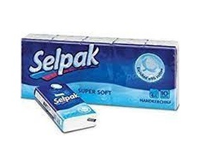 Selpak Klasik Islak Cep Mendili 10'Lu Paket 100'Lü