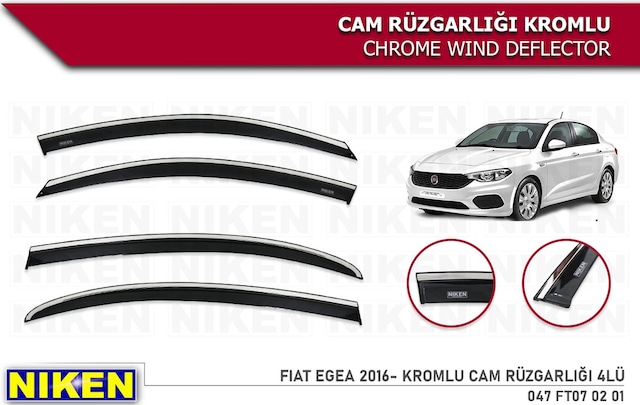 Nıken Egea Kromlu Cam Rüzgarlığı