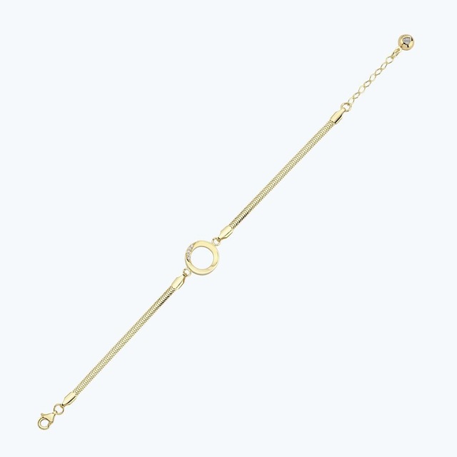 Altınbaş Altın Oval Bileklik Blazn236-25825 Renkli Altın