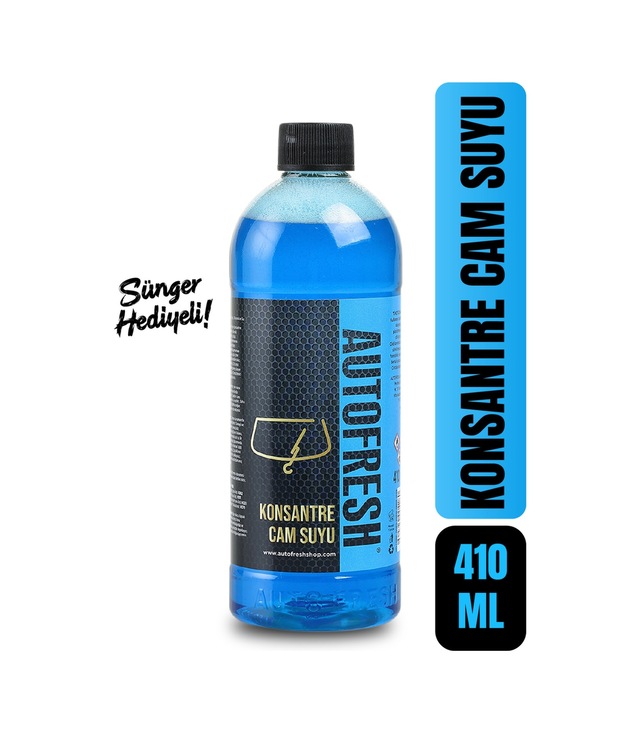 Autofresh Araç Konsantre Oto Cam Suyu (Mikrofiber Bez )