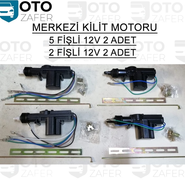 Oto Merkezi Kilit Motoru Takımı 5 Fişli 2 Fişli Araç Merkezi