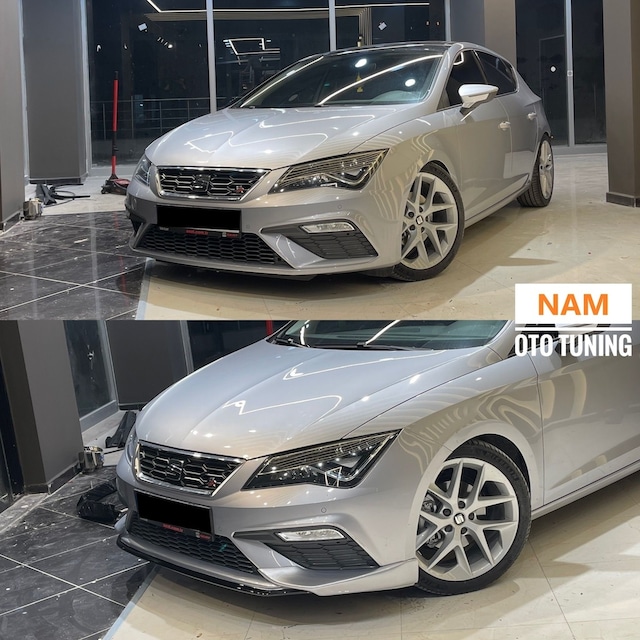 Seat Leon Fr Cupra Sport Dinamik Ön Ek 2017 Üzeri Uyumlu Plastik