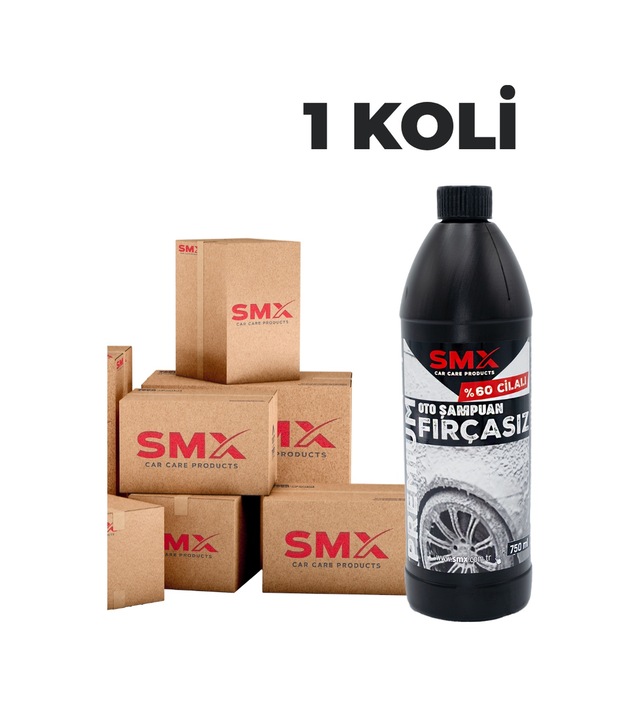Premium %60 Cilalı Fırçasız Oto Şampuanı 750 Ml 20 Adet 1 Koli