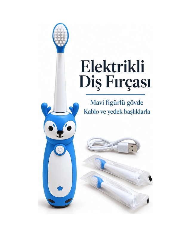 Ers Çocuk Elektrikli Diş Fırçası Mavi