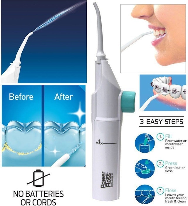 Power Floss Mekanik Ağız Temizleme ve Ağız Duşu