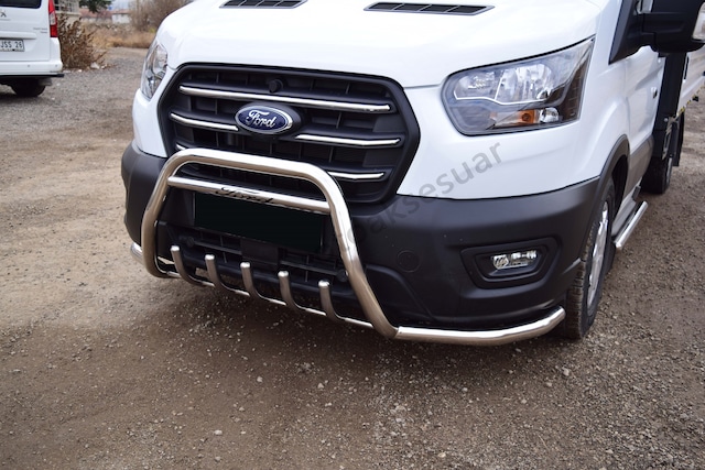 Ekiciler Ford Transit 2020 Sonrası Nemrut Bıyık Krom Ön Koruma