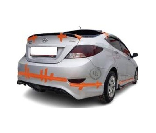 Hyundai Accent Blue Arka Tampon Eki -podiumgarage-
