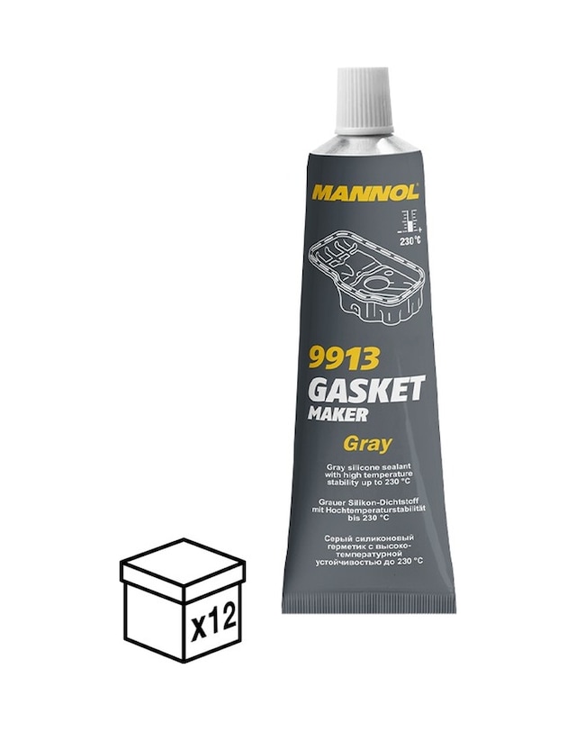 Mn9913-0.85 Gasket Maker Gray Gri Sıvı Conta 0.85 Gr 12 Adet