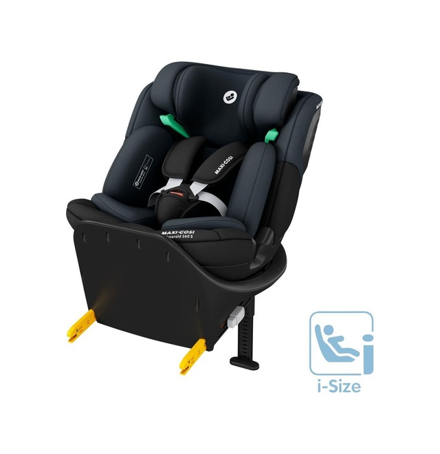 Maxi-Cosi Emerald 360 S I-Size Isofix'li 360 Dönebilir Yatabilir 0-36 kg Oto Koltuğu Tonal Black