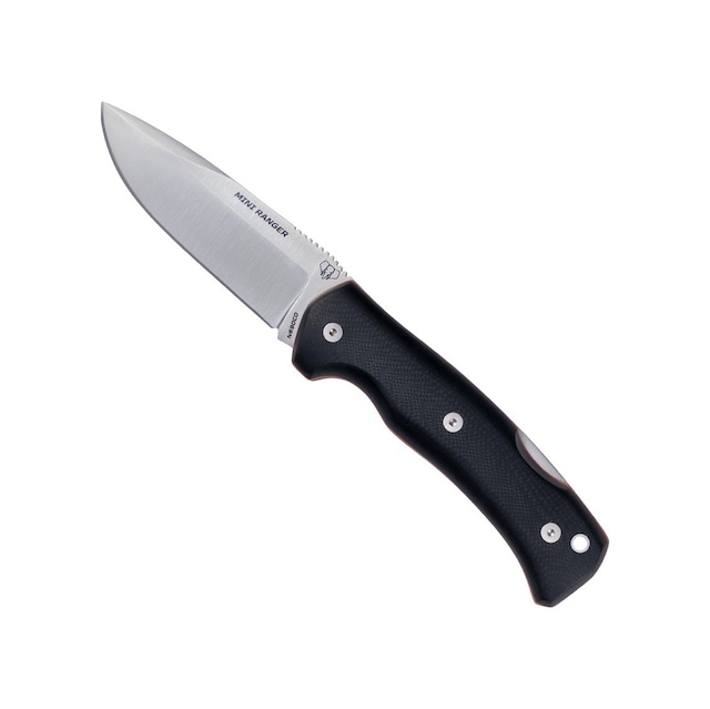 Cudeman 337-gnf Mini Ranger Black G10 Saplı Klipsli Ve Deri Kılıflı Çakı