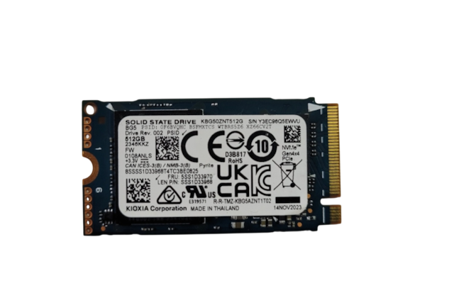 Kioxia 2242 512GB NVMe M.2 2242