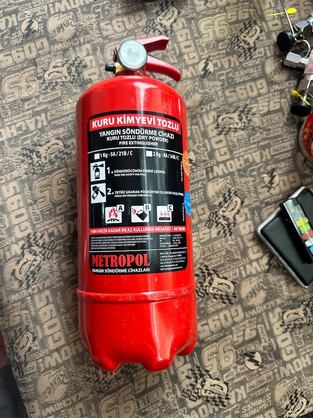 2 Kg Yangın Söndürme Tüpü Araç Yangın Tüpü Ev Işyeri