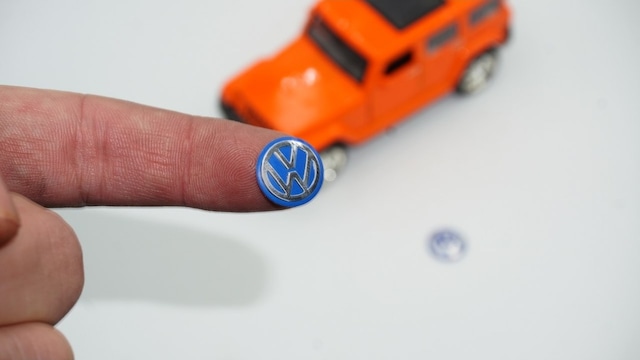 Volkswagen Oto Anahtar 3M Metal Alaşım Logo 2Li Set (262917321)