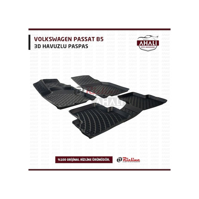 Rizline Volkswagen Passat B5 96-05 3D Havuzlu Paspas+Araç Koku