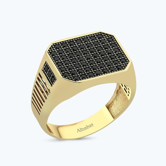 Altınbaş Altın Erkek Yüzük Yzok0182-24708 Çok Renkli