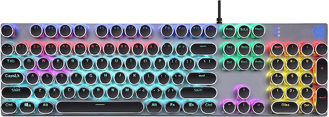 Hp Gk400y Rgb Gaming Oyuncu Klavyesi Brown Kahverengi Switch