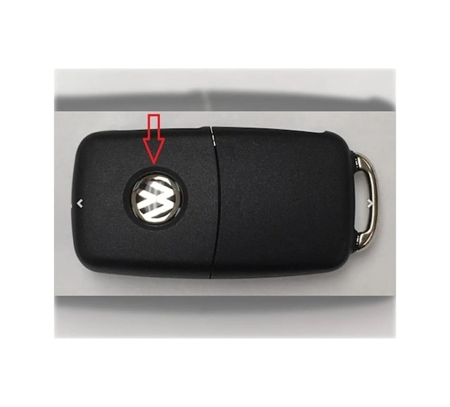 Volkswagen Anahtar Logosu 12mm Vw Kumanda Logosu 2 Adet 3c0837891a