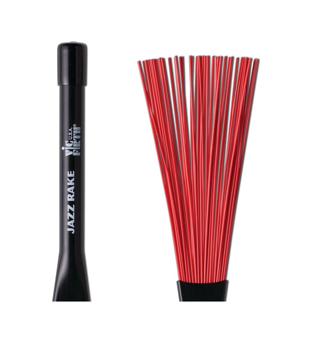Vic Firth Baget Fırça Çift Jazz Rake Plastik , Çap: 0.605"