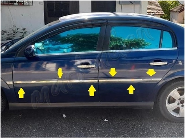 Db Chrome Opel Vectra C Krom Yan Kapı Çıtası 2002-2009 4 Parça P.