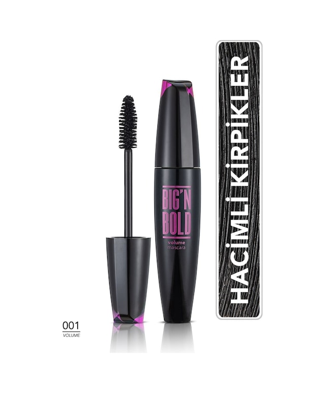 Flormar Big'N Bold Dolgunlaştırıcı Maskara 001 Volume