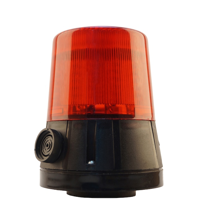 Mesan Ø110 Led Buzzer Mıknatıslı İkaz Lamba Kırmızı 24Vdc Ms 847.1.24Vdc