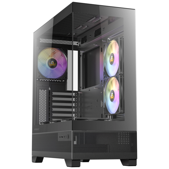 Antec CX700 - 270 PANORAMIK - PWM FAN - - GEN2 - 360MM RADYATOR DESTEGI Mid Tower mATX 3x120mm Fans ARGB Tempered Glass USB-C