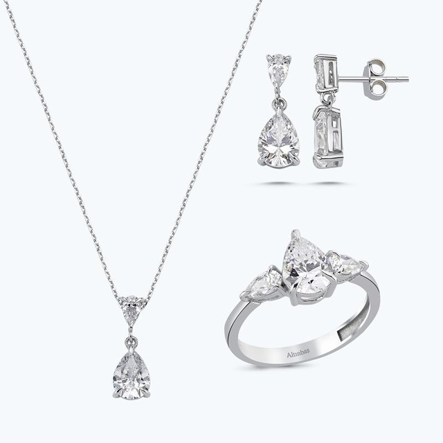 Altınbaş Altın Üçlü Damla Set Utkvr0051-24627-set