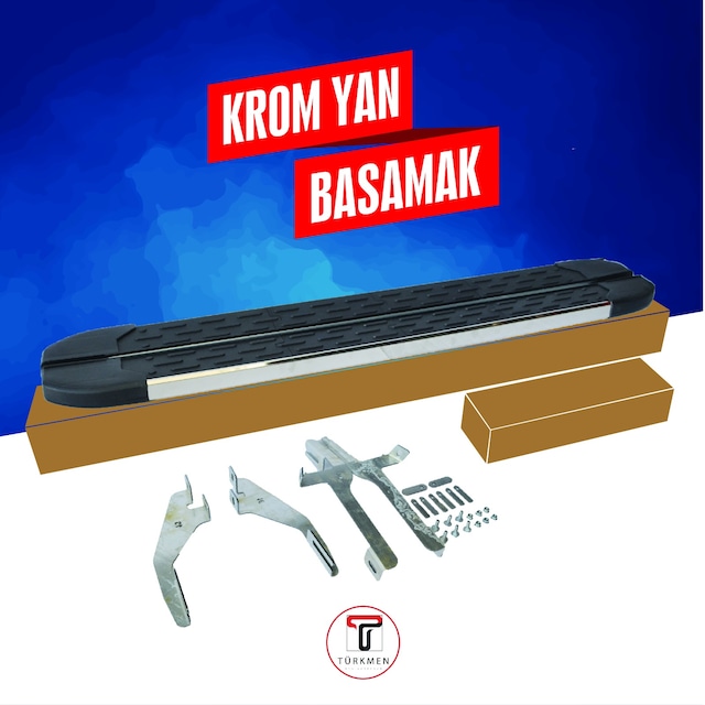 Türkmen Renault Boreal Krom Yan Basamak 183 Cm 2026 Sonrası