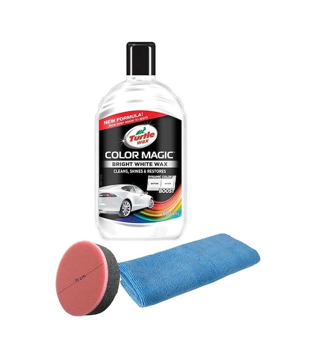 Turtle Wax Renk Yenileyici Beyaz Cila 500 ML + Uygulama Süngeri