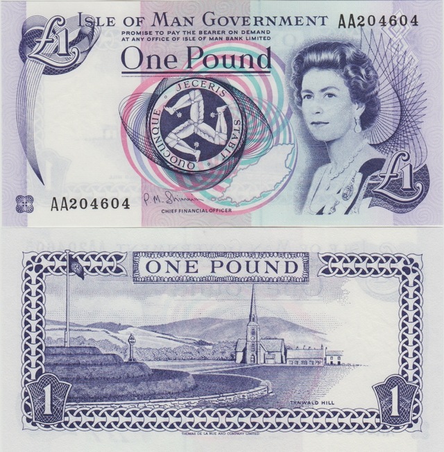 Man Adası 1 Pound 2009 Kraliçe Iı. Elizabeth Çil.