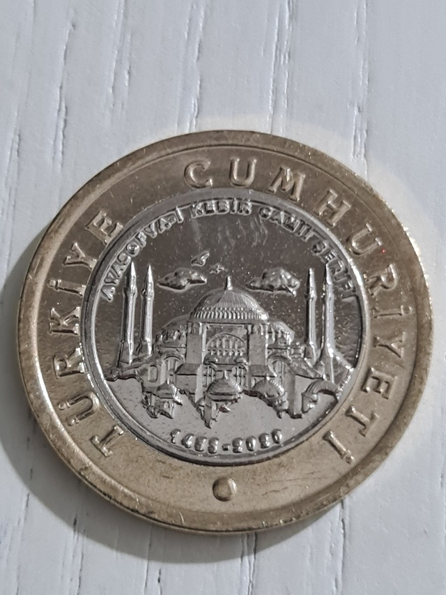 2020 Ayasofya Hatıra Madeni 1 Lira, Koleksiyonluk Ayasofya Para