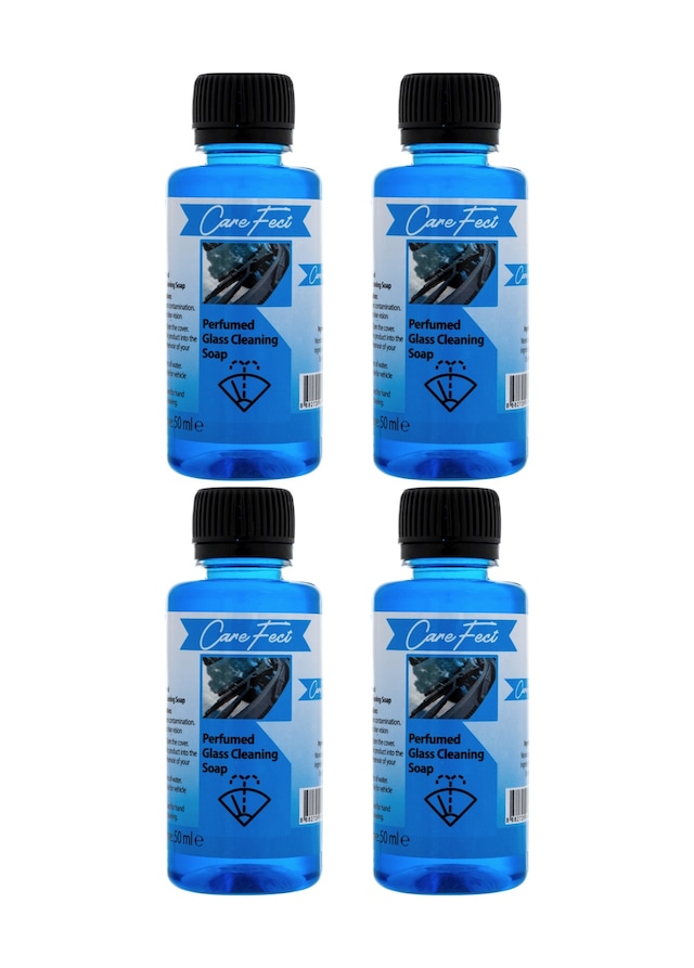 Konsantre Oto Cam Temizleme Sabunu Cam Suyu 50 Ml X 4 Adet Araç Silecek Suyu