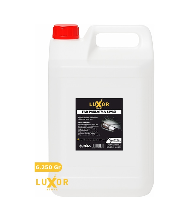 Luxor Kimya 6 kğ Far Parlatıcı Far Temizleme Far Parlatma Sıvısı Buharlı