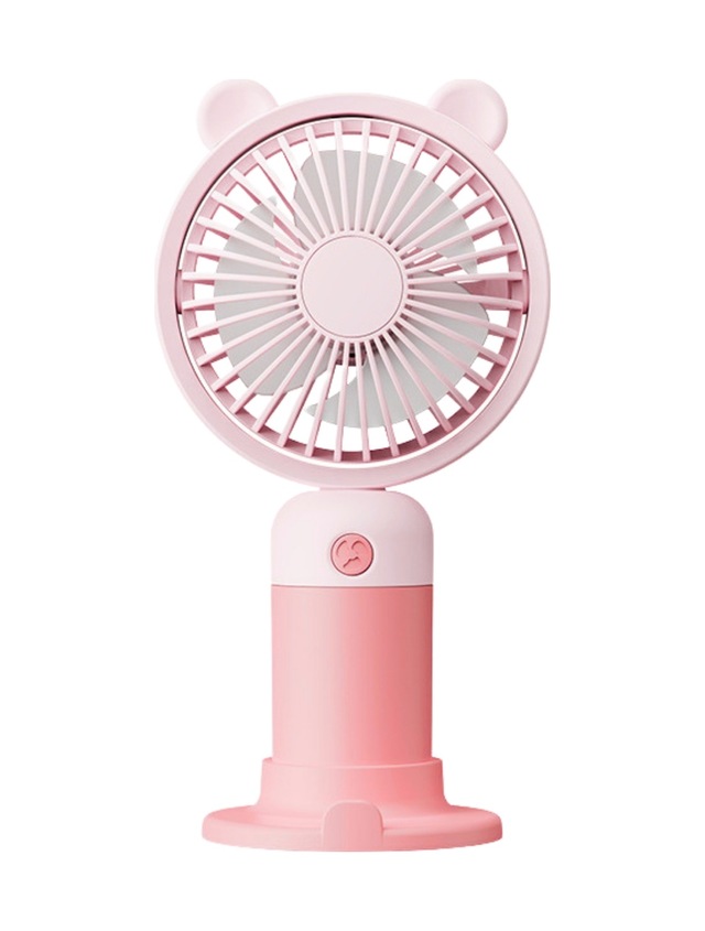 Taşınabililir Mini Usb Şarjlı 3 Kademeli El Masaüstü Vantilatör Fan Soğutucu Ym88216 Pembe